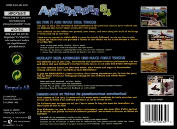 Airboarder 64 (Europe) box cover back